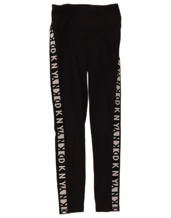 Dkny Leggings gráficos para mujer UK 4 XS Algodón negro