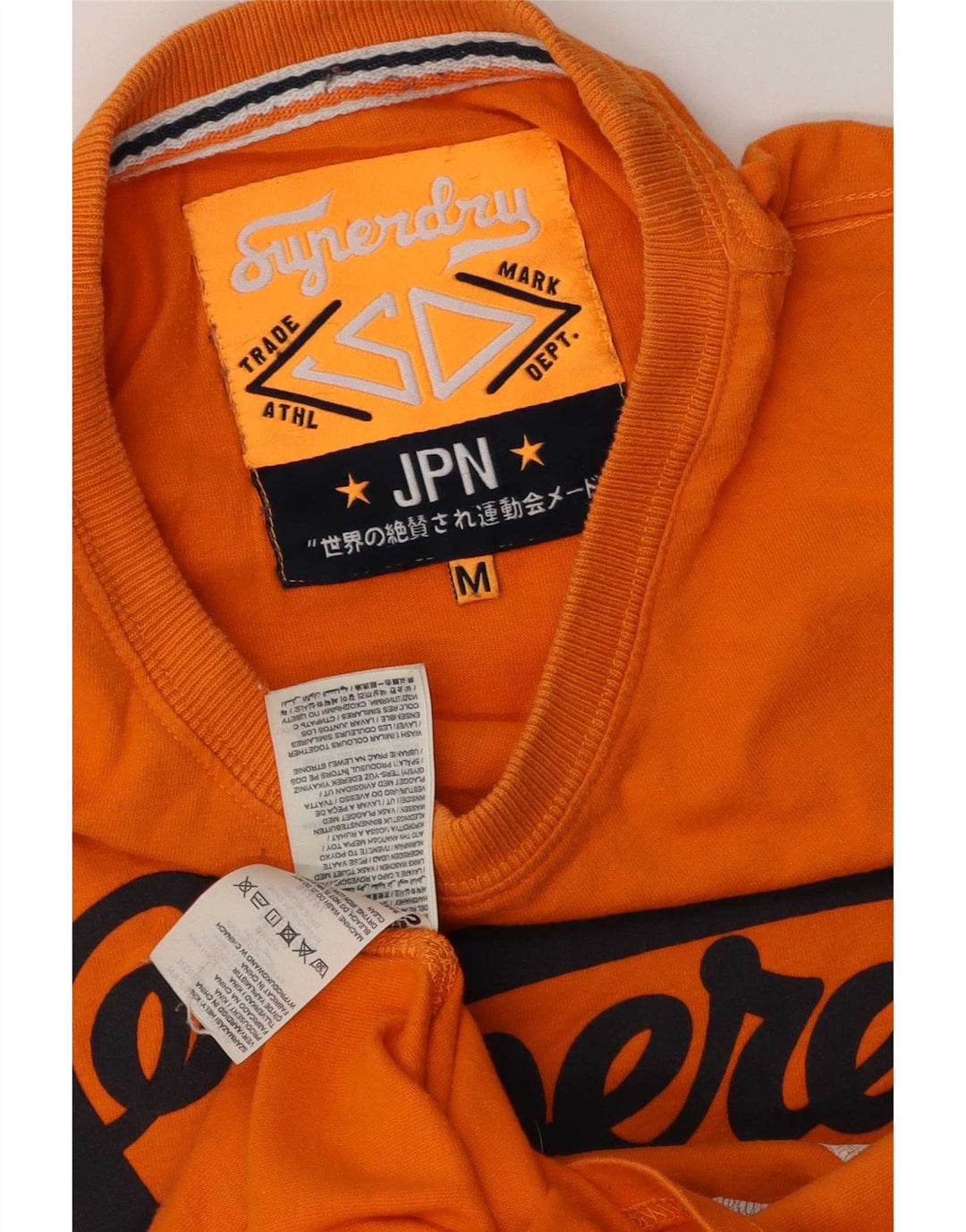 Superdry Camiseta Gráfica De Algodón Naranja Medio Para Hombre