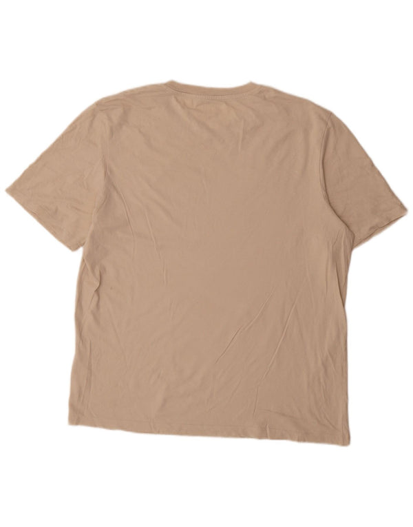 Jack & Jones Hombre Camiseta Gráfica Top XL Beige