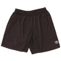 Pantalones cortos deportivos Umbro para hombre, talla grande, negro