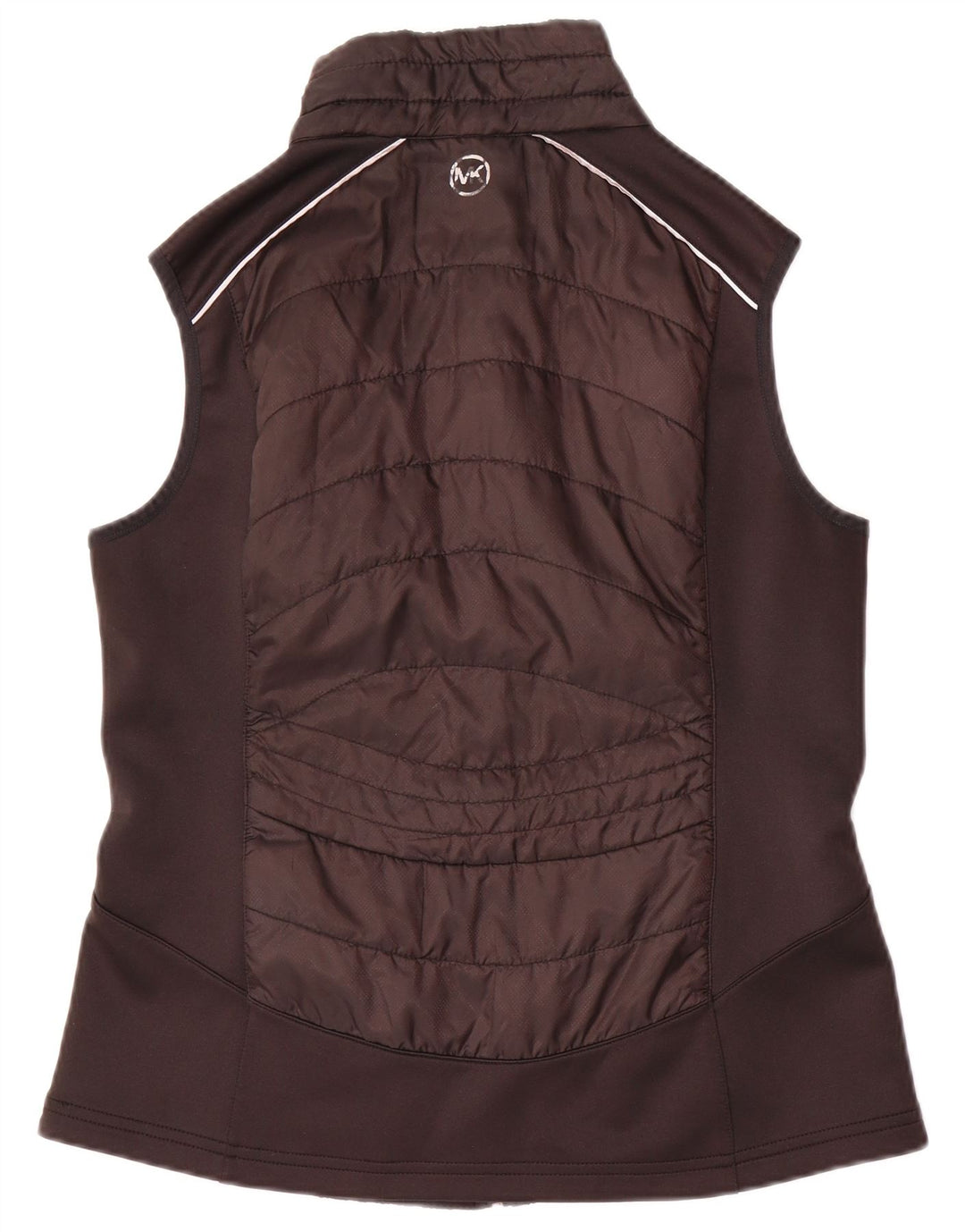 Michael Kors Chaqueta sin mangas para mujer, talla 40, talla mediana, color negro