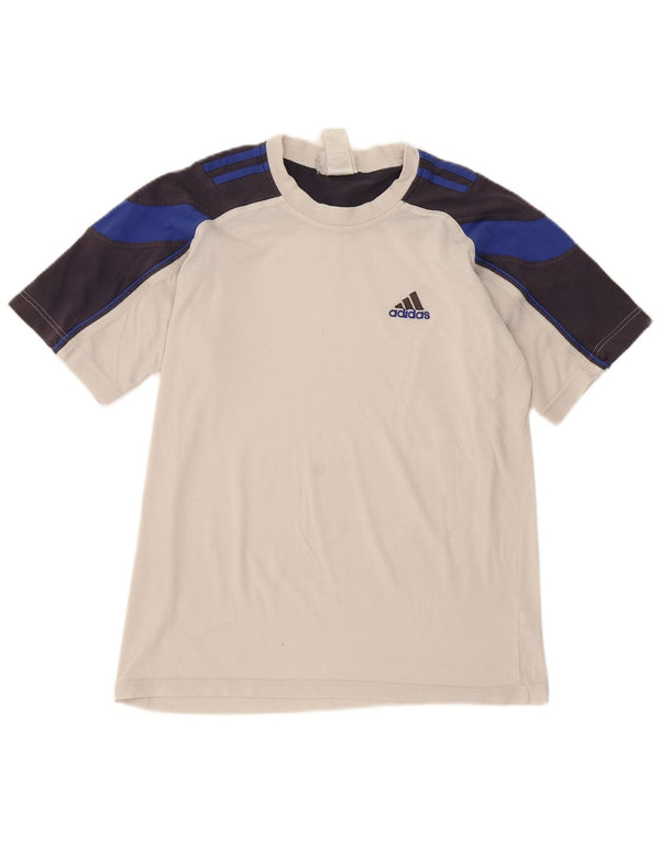 Adidas Camiseta para hombre Top UK 36/38 Small White Colourblock