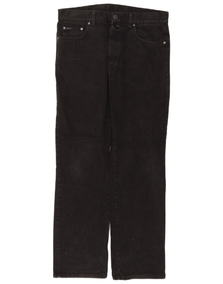 Vaqueros rectos Gant para hombre W34 L32 Algodón gris