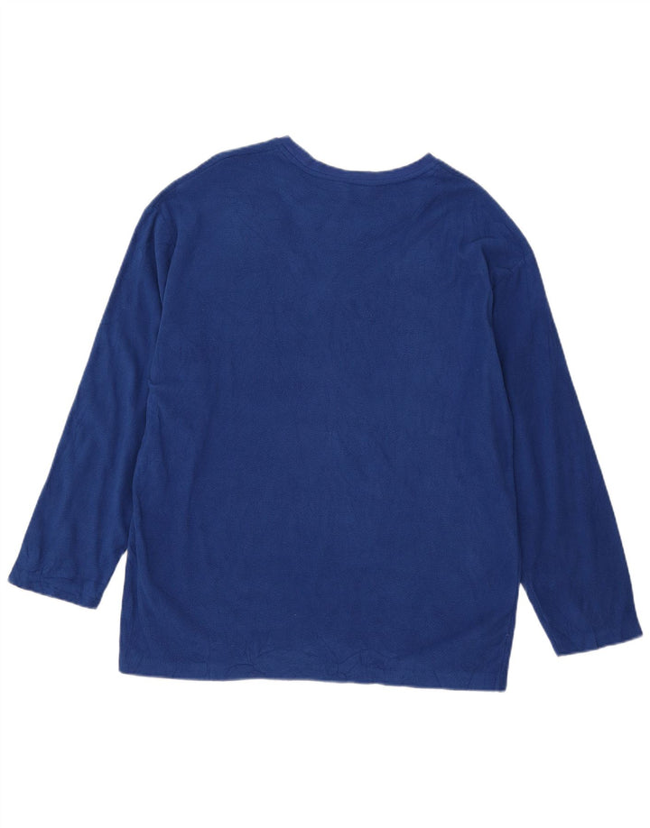 Izod Hombre Jersey De Forro Polar Grande Poliéster Azul