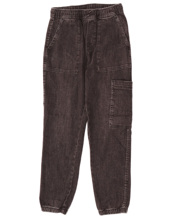 Zara Boys Joggers Vaqueros Rectos 11-12 Años W26 L26 Algodón Gris