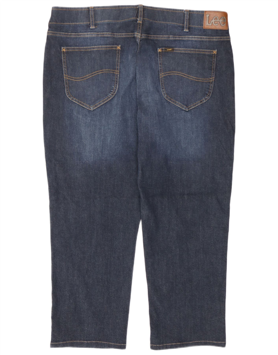 Vaqueros recortados para hombre Lee W40 L27 Algodón azul marino