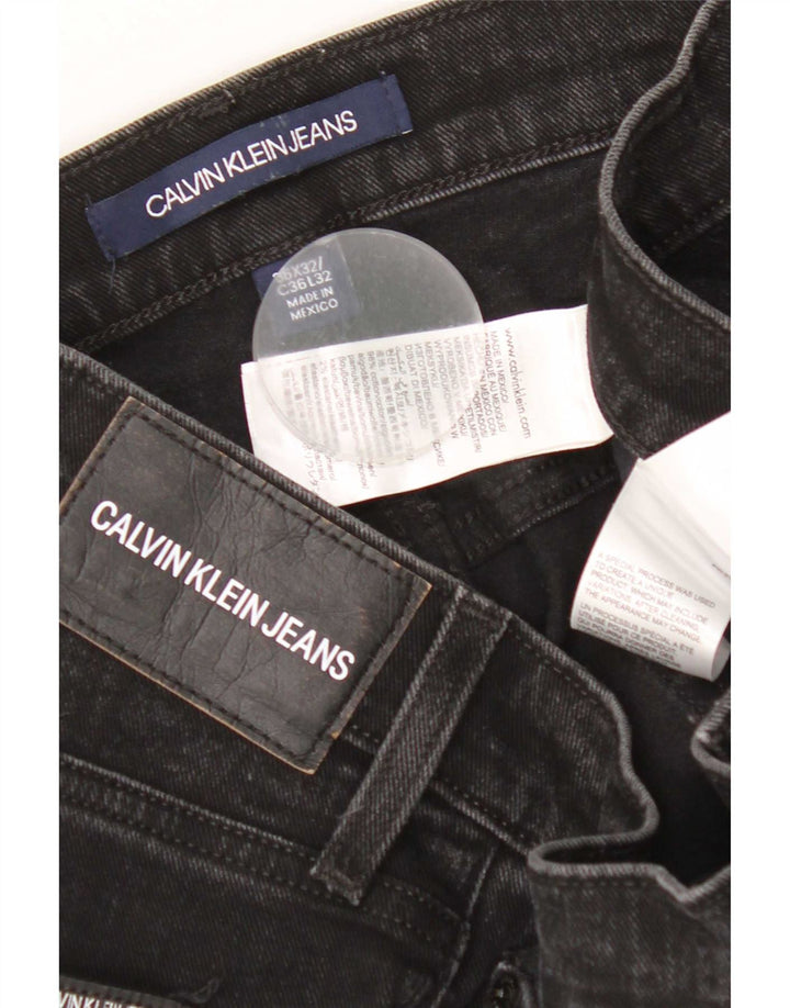 Calvin Klein Jeans ajustados para hombre W36 L32 Algodón negro