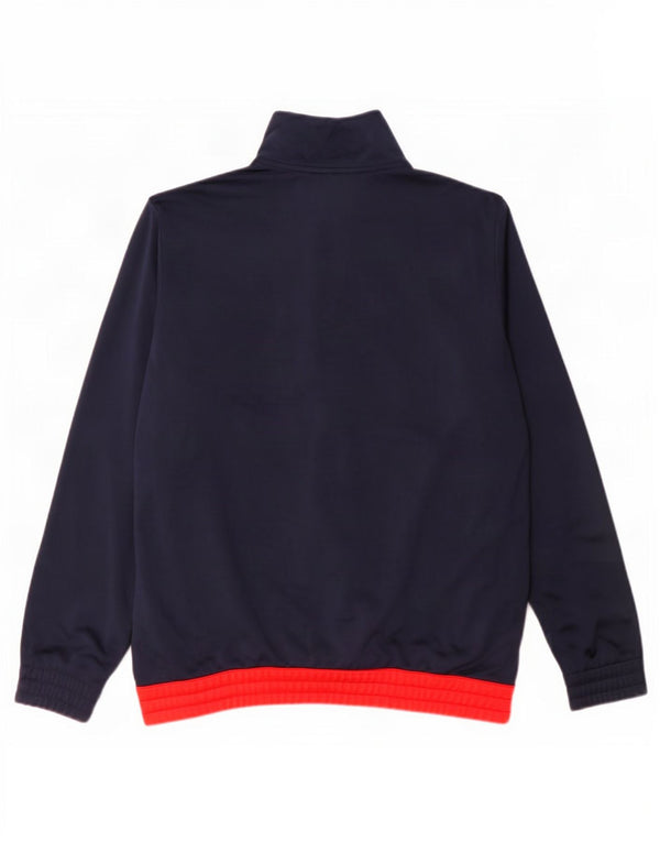 Adidas - Chaqueta de chándal con gráfico para niños, 13-14 años, color azul marino