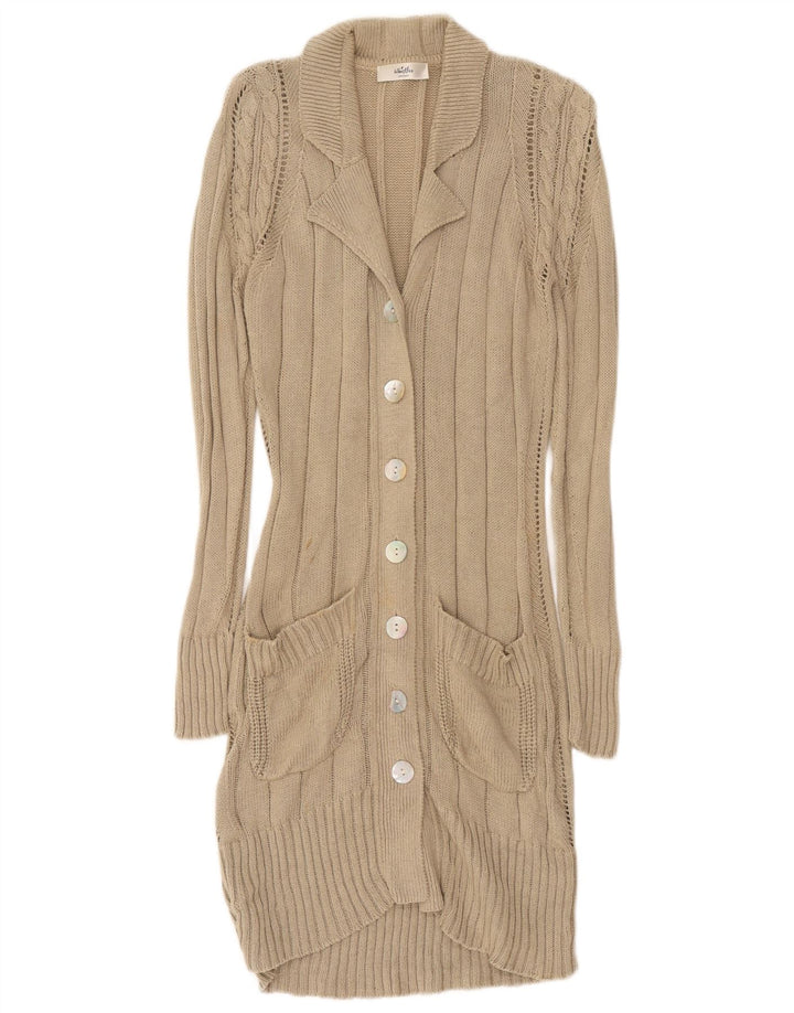 Whistler Cárdigan largo para mujer, talla 44, color gris medio