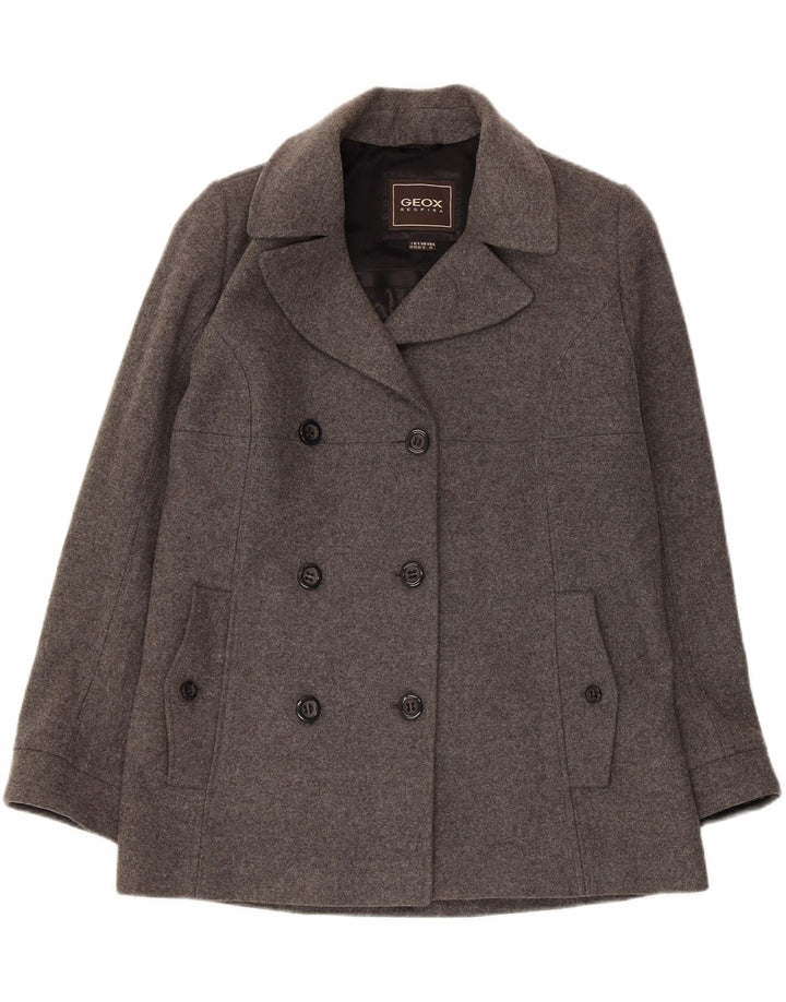 GEOX Mujer Respira Chaquetón Reino Unido 12 Gris Medio