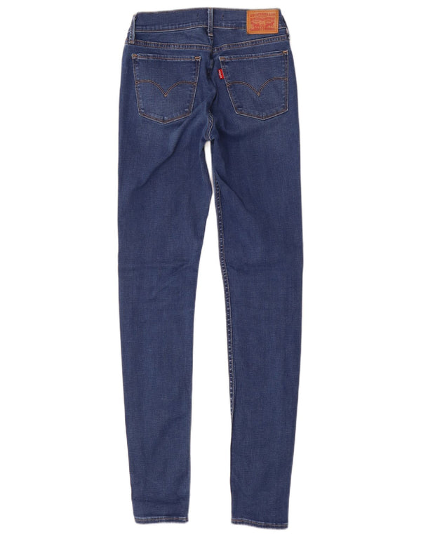 Levi's Mujer 710 Super Skinny Jeans W26 L32 Algodón Azul