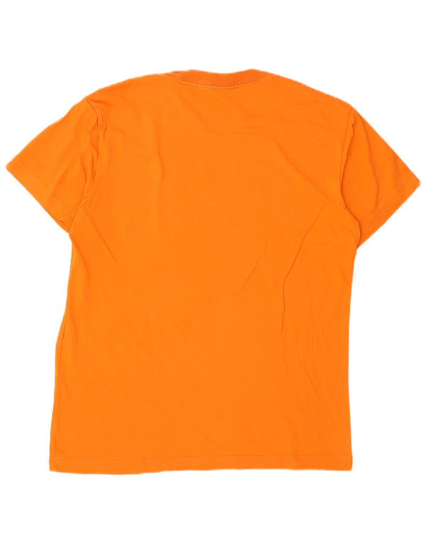 Calvin Klein Jeans Camiseta gráfica para hombre Top XS Naranja
