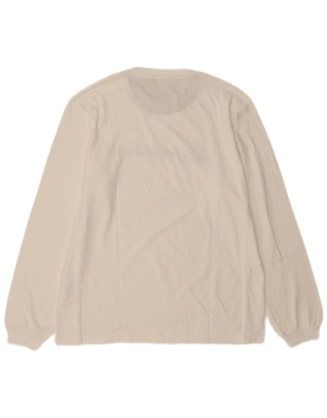 Champion Camiseta gráfica para hombre de manga larga XL de algodón blanco