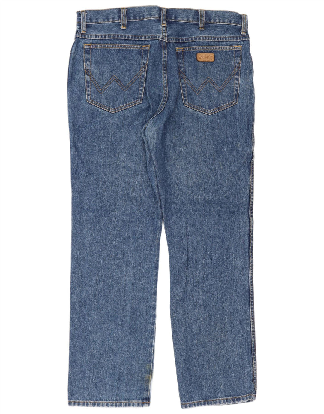 Wrangler Vaqueros rectos regulares Texas para hombre W36 L30 Algodón azul