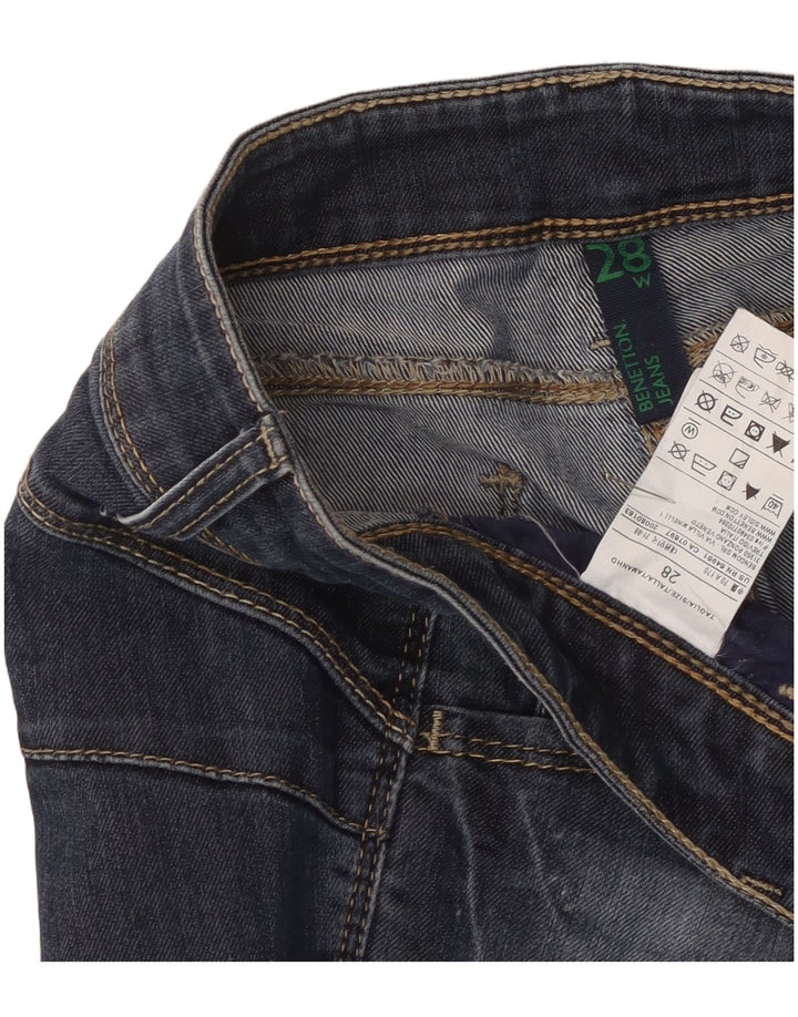 Vaqueros Bootcut Mujer Benetton W28 L30 Azul