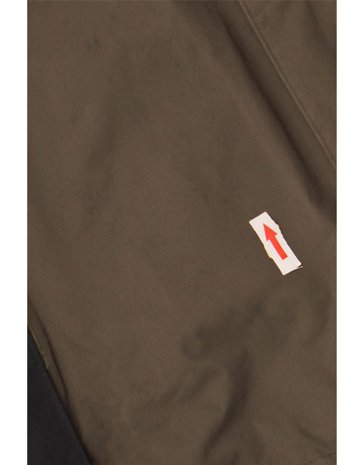 JACK WOLFSKIN Chaqueta cortavientos para hombre UK 40/42 Large Azul marino Colorblock