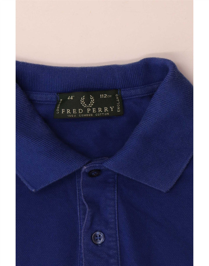 Polo Fred Perry Hombre Algodón Azul Marino Medio