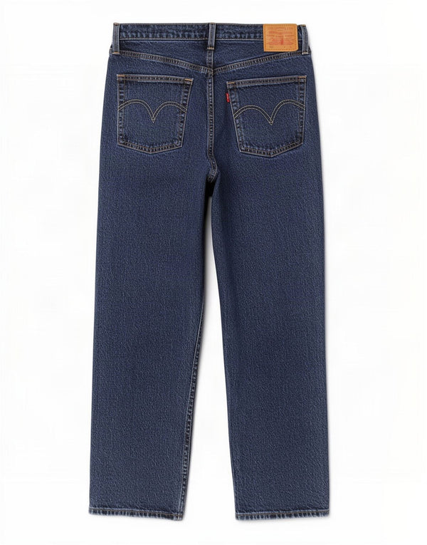 Levi's Mujer 501 Vaqueros Rectos De Tiro Alto W30 L26 Algodón Azul
