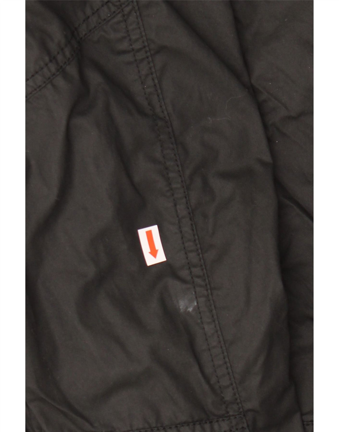 ZARA Chaqueta Militar Hombre ES 42 XL Algodón Negro