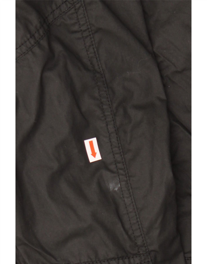 ZARA Chaqueta Militar Hombre ES 42 XL Algodón Negro