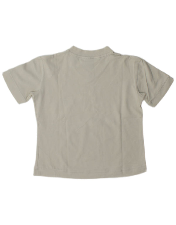 Nike Camiseta corta gráfica para mujer UK 8/10 Small Grey Cotton