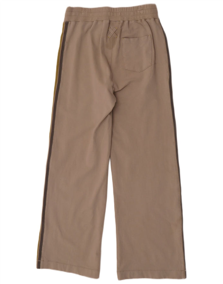 Pantalones de chándal para mujer de White Stuff, algodón color block en beige medio, talla 42