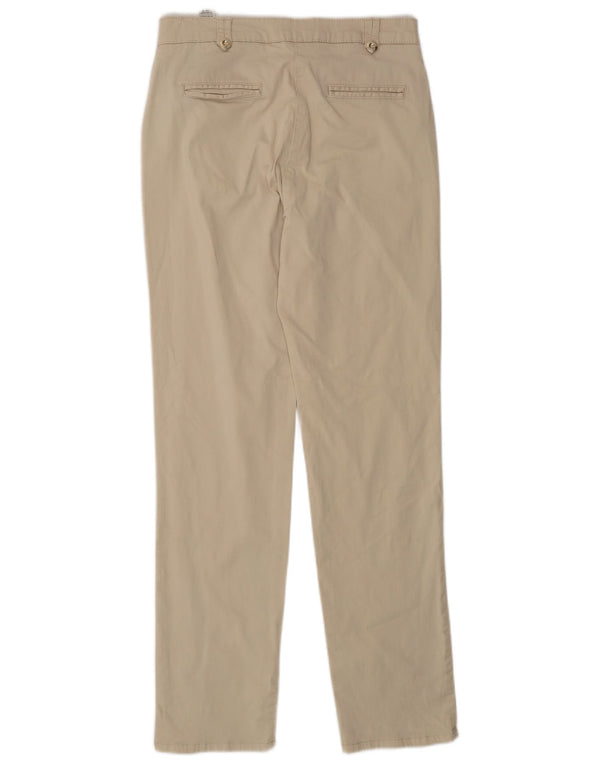 Marks & Spencer Pantalones chinos rectos para mujer UK 10 Small W27 L30 Beige