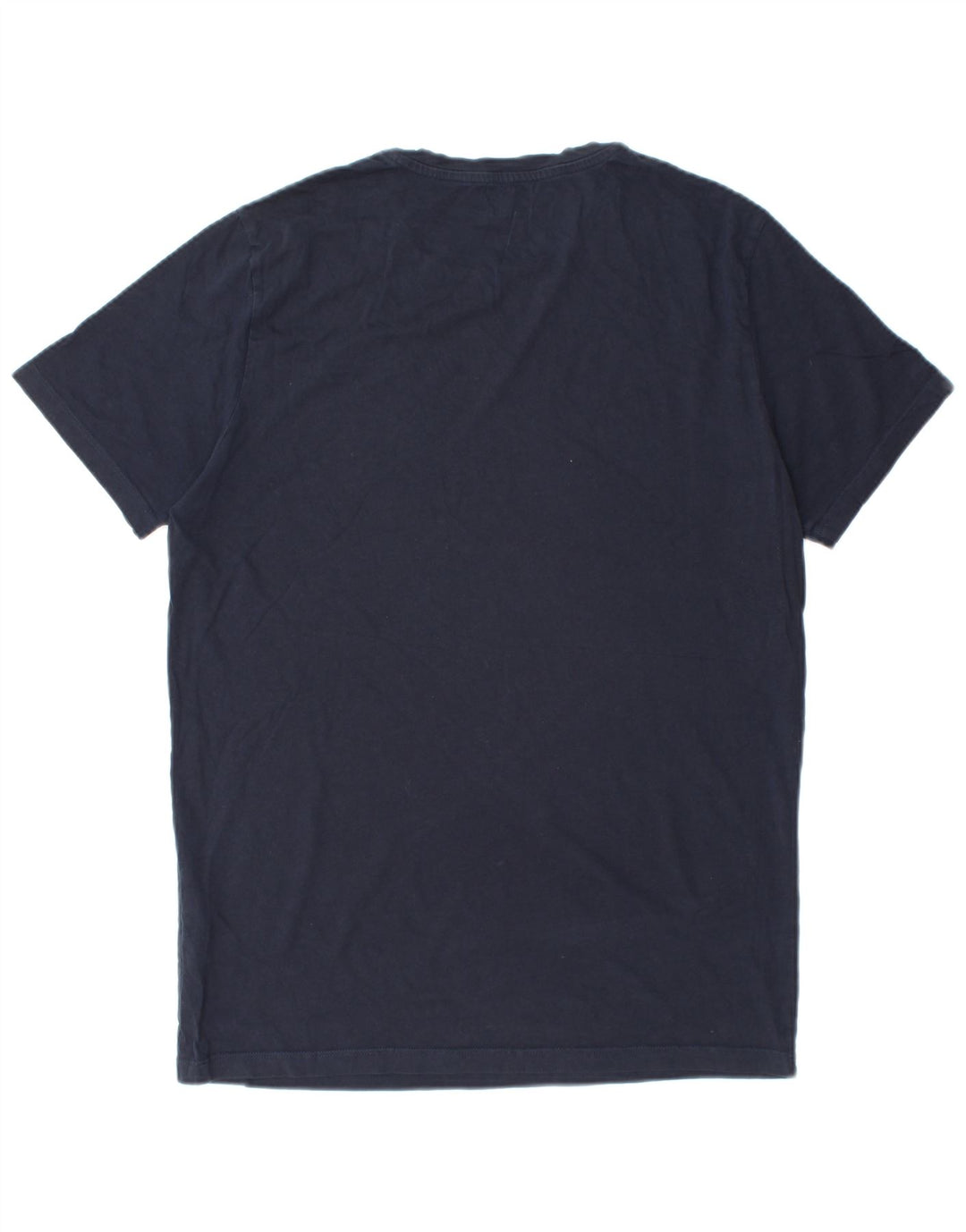 JACK & JONES Hombre Regular Fit Camiseta Top Grande Azul Marino Algodón