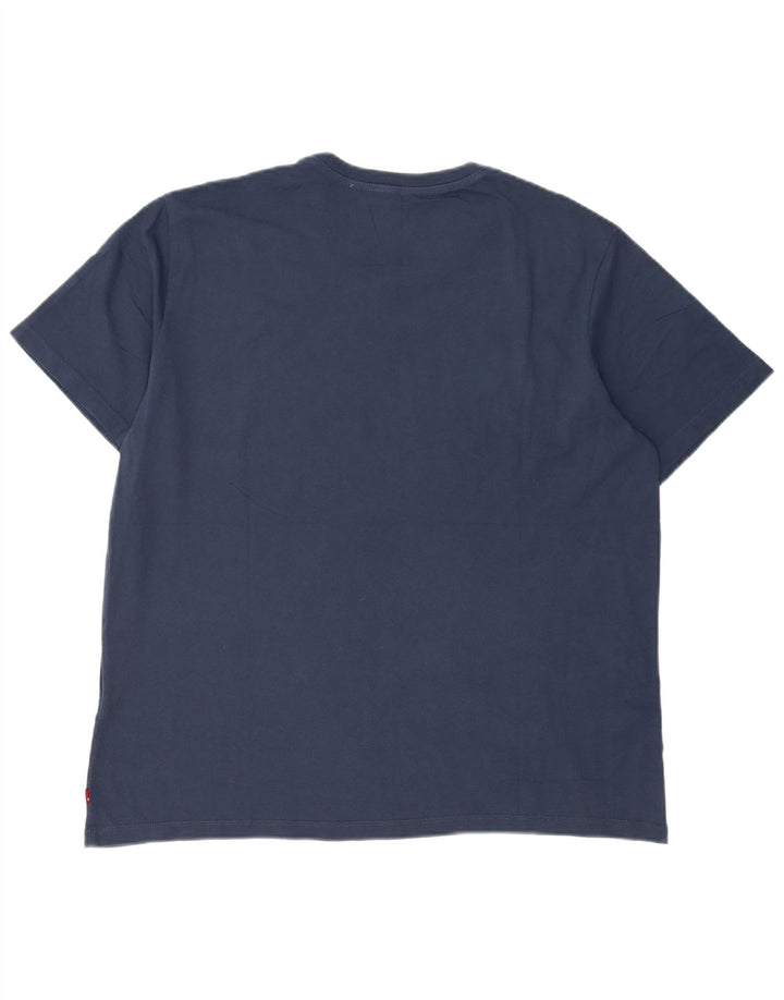 Levi's - Camiseta gráfica para hombre, talla grande, azul marino