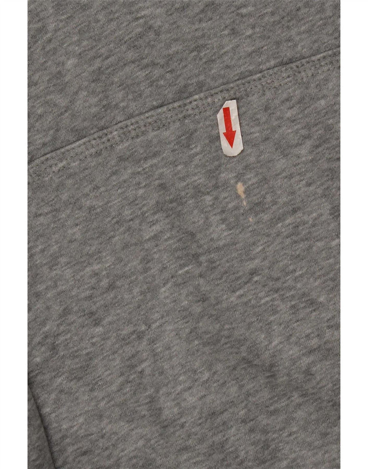 Nike Hombre Sudadera Con Capucha Gráfica Jersey De Algodón Gris Medio