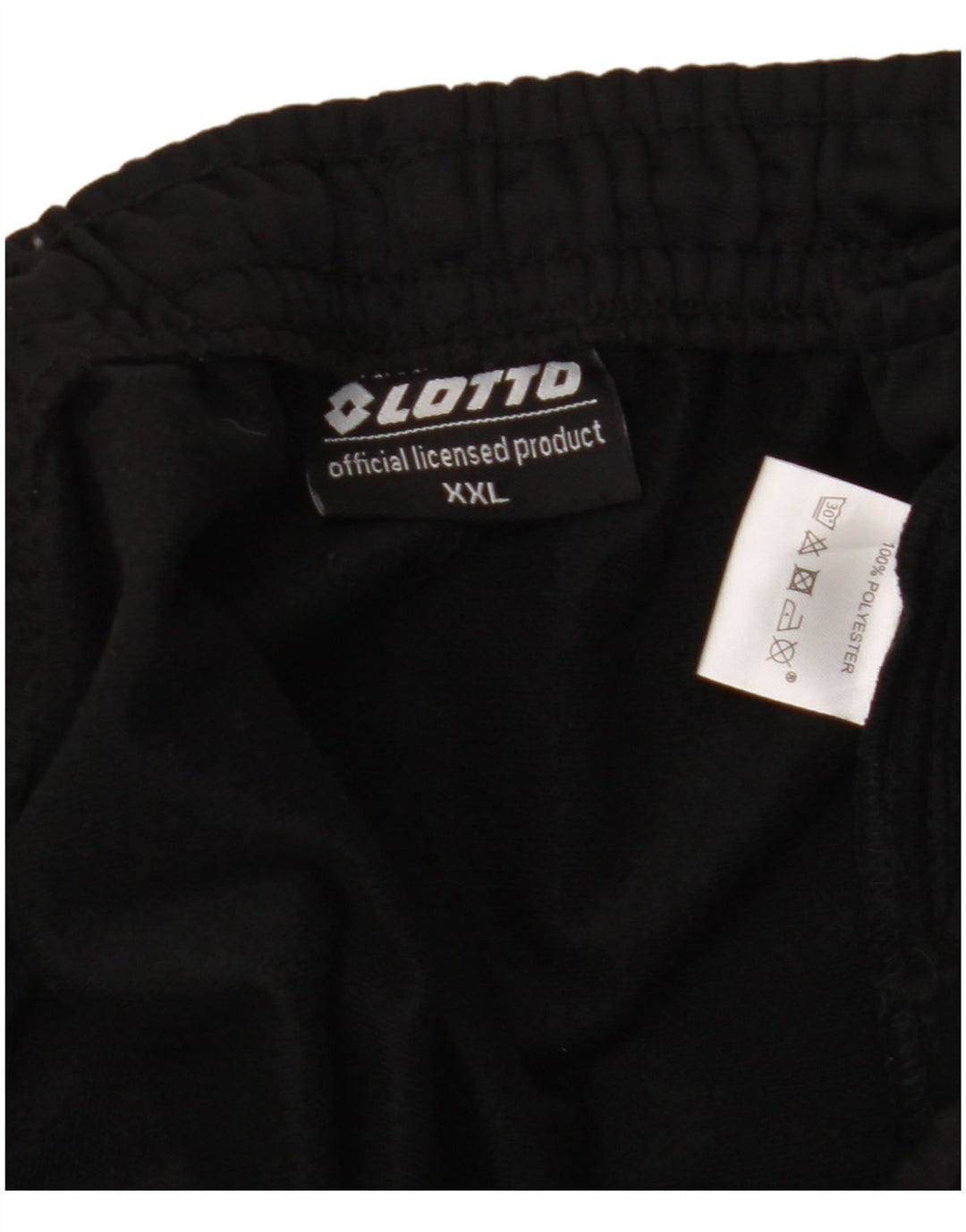 Lotto Pantalón De Chándal Hombre Joggers 2XL Negro Poliéster