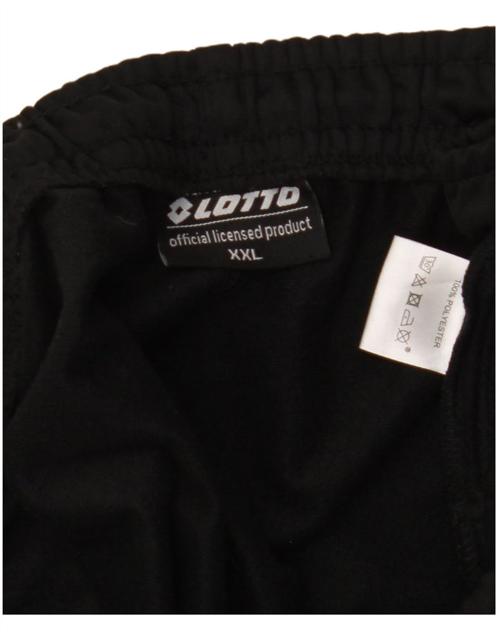 Lotto Pantalón De Chándal Hombre Joggers 2XL Negro Poliéster