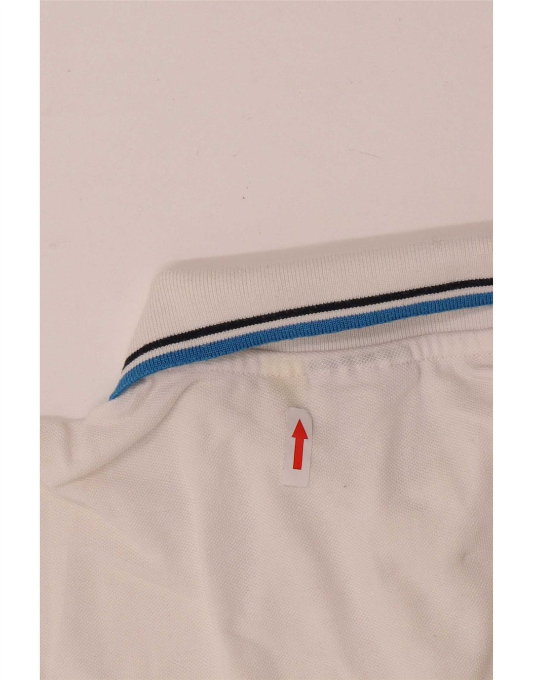 Diadora Polo Hombre De Algodón A Rayas Blanco Mediano