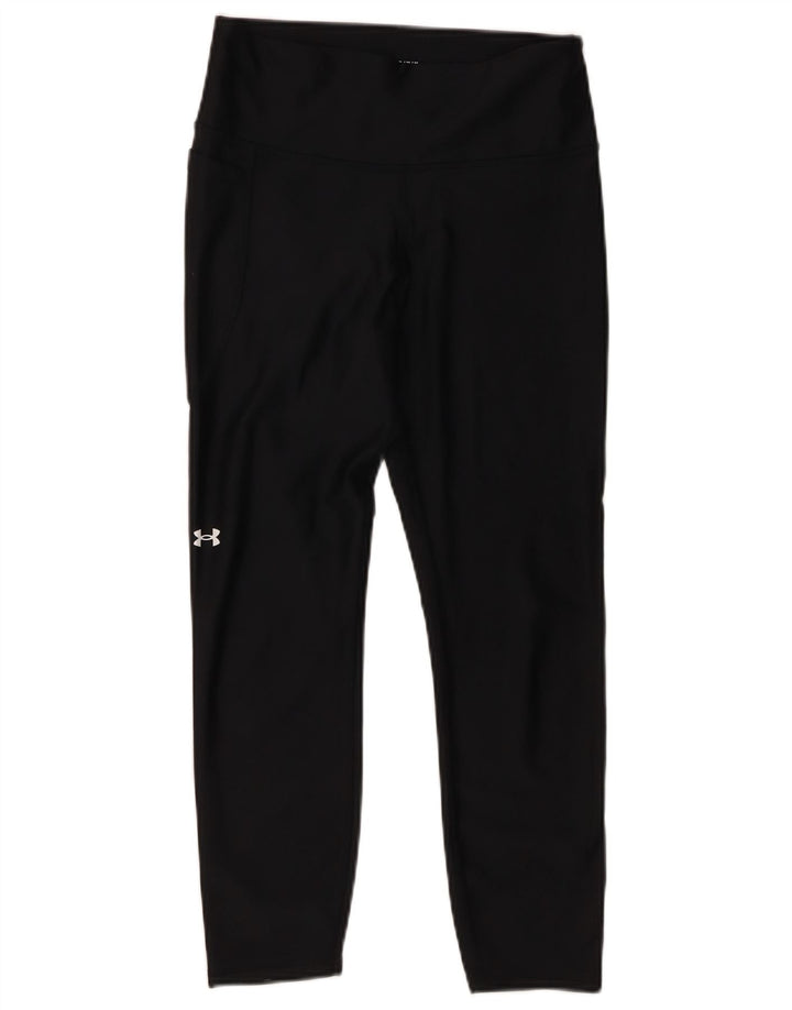 Under Armour Leggings cortos de compresión para mujer Reino Unido 44 Mediano Negro