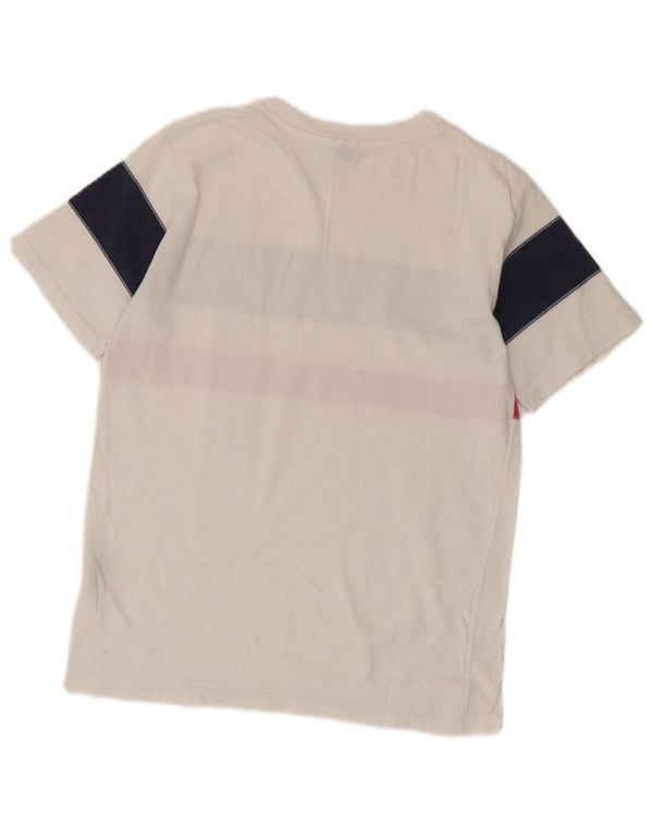Dolce & Gabbana Camiseta gráfica para niños 11-12 años XS Blanco Colorblock