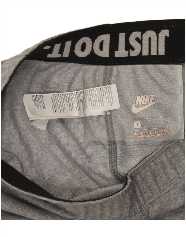 Nike Leggings gráficos para mujer Reino Unido 8 Pequeño gris moteado de algodón