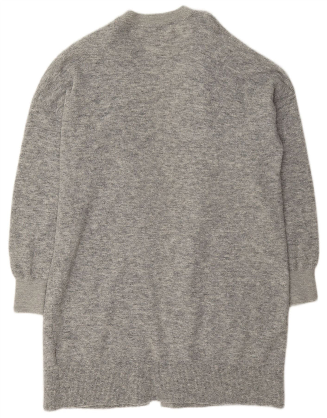 Tommy Hilfiger Suéter tipo cárdigan largo extragrande para mujer UK 10 Small Grey