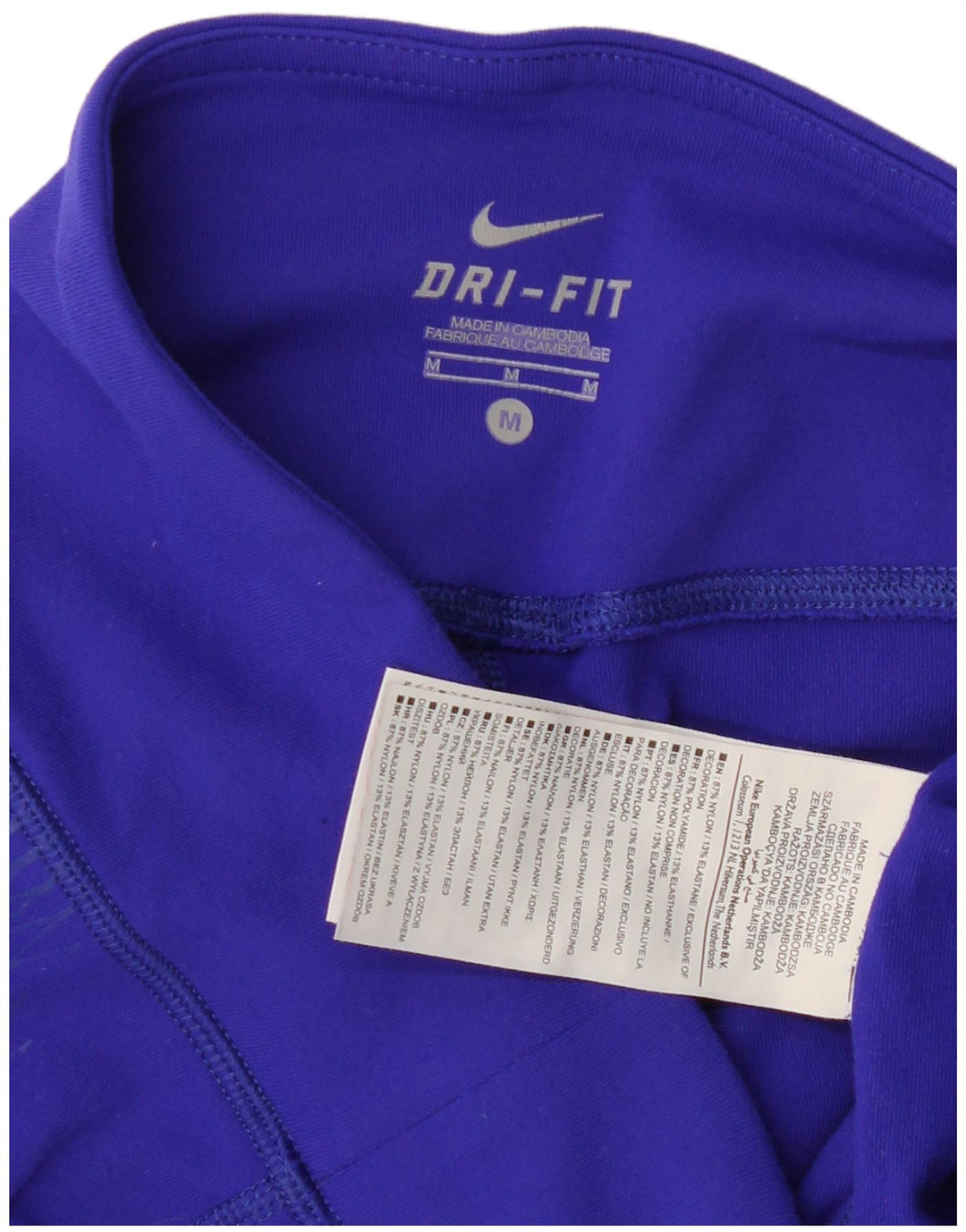 Leggings NIKE Dri Fit para mujer UK 44 Mediano Púrpura Nylon