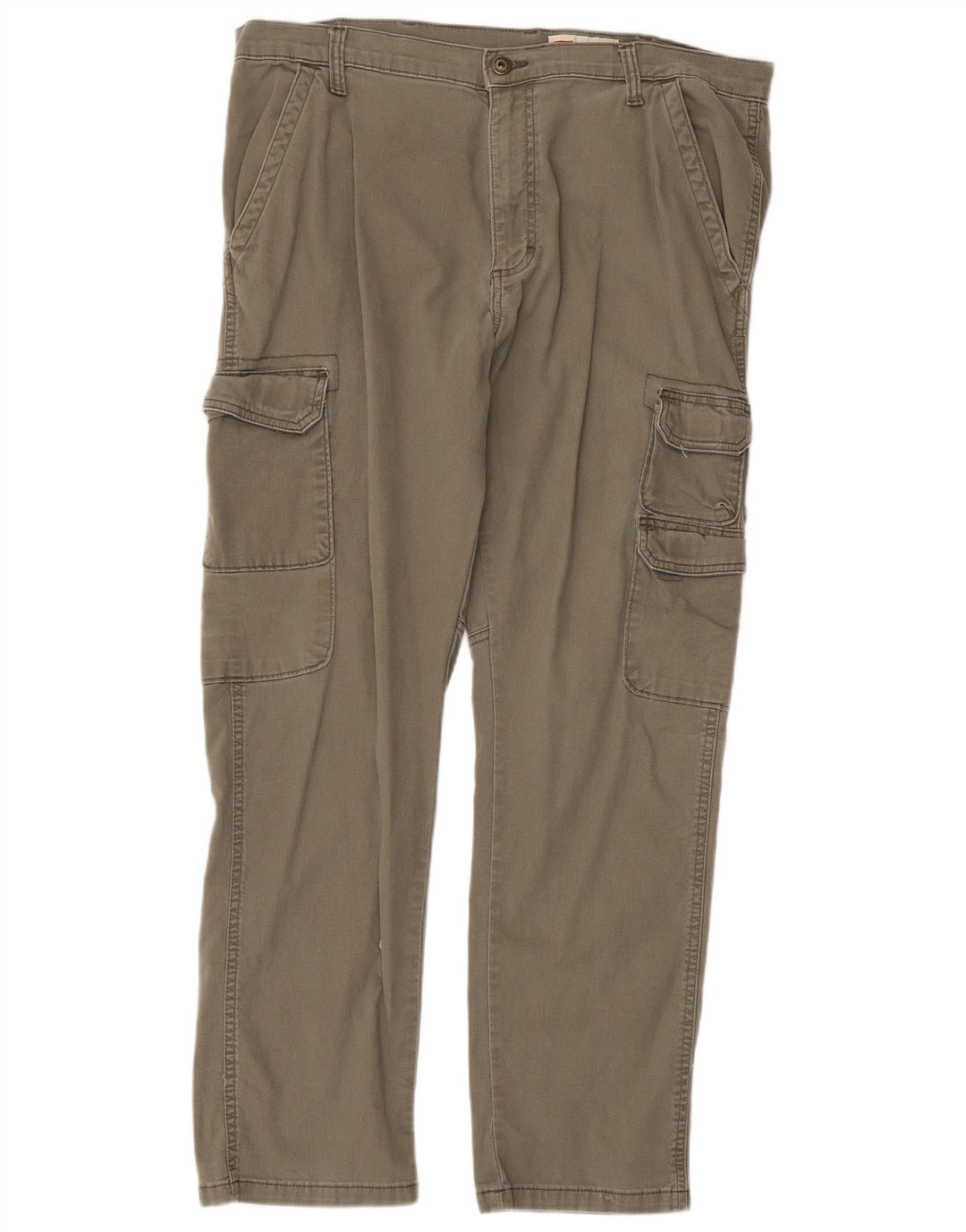 Wrangler Pantalones cargo cónicos regulares para hombre W36 L30 Algodón verde
