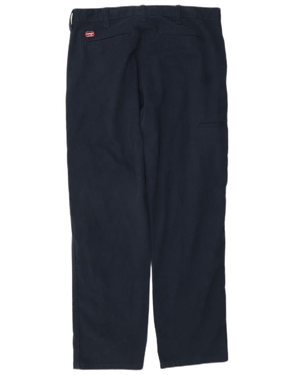 Wrangler Pantalones cargo rectos para hombre W34 L32 Algodón azul marino