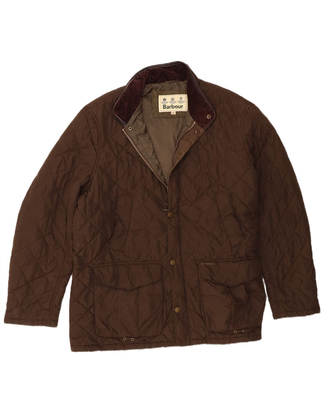Barbour Chaqueta acolchada para hombre UK 44 2XL Marrón Poliéster