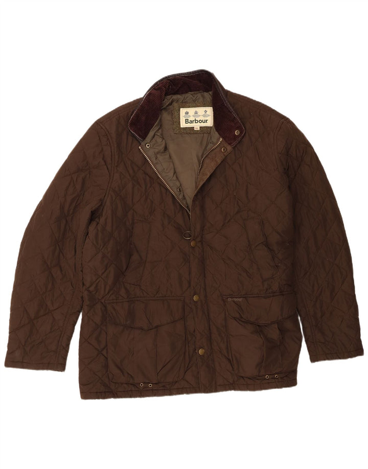 Barbour Chaqueta acolchada para hombre UK 44 2XL Marrón Poliéster