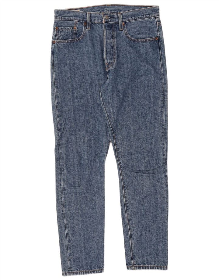 Levi's Hombre 501 Vaqueros Rectos W28 L28 Algodón Azul