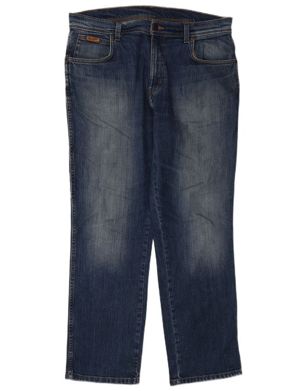 Vaqueros Wrangler Hombre Rectos W32 L30 Azul