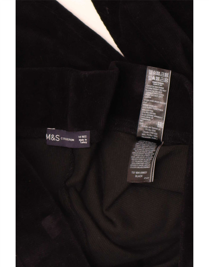 Marks & Spencer Leggings para mujer Reino Unido 44 Grande Algodón negro