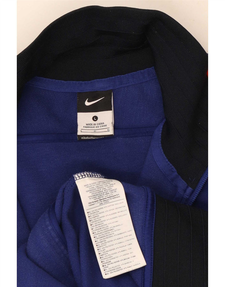 Nike Barcelona Graphic Chándal Top Chaqueta Grande Azul Colorblock