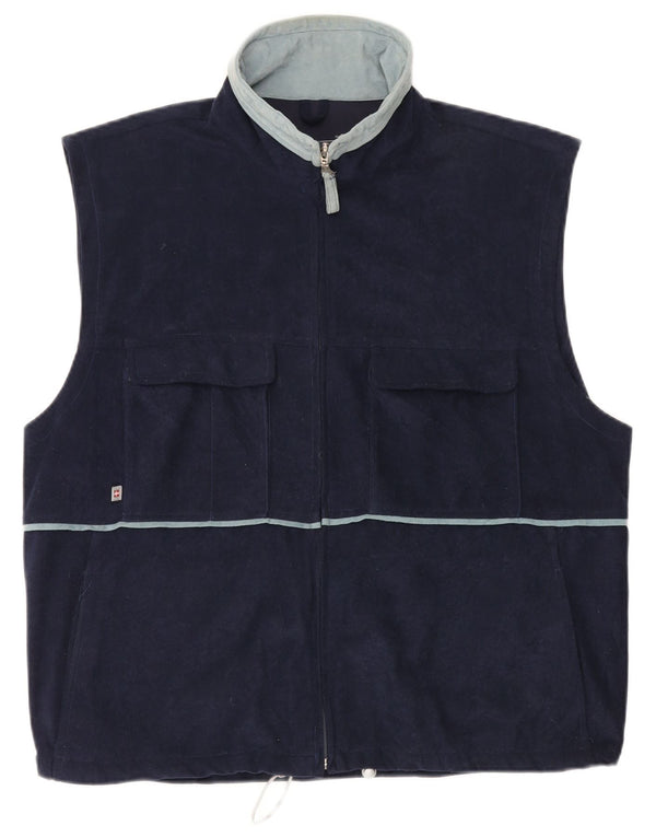 Chaleco para hombre MC Kee's UK 42 XL Poliéster azul marino