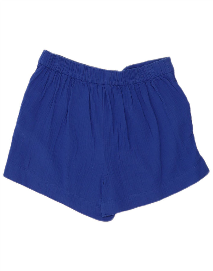 Boden Pantalones cortos casuales para mujer UK 12 Medium W30 Algodón azul