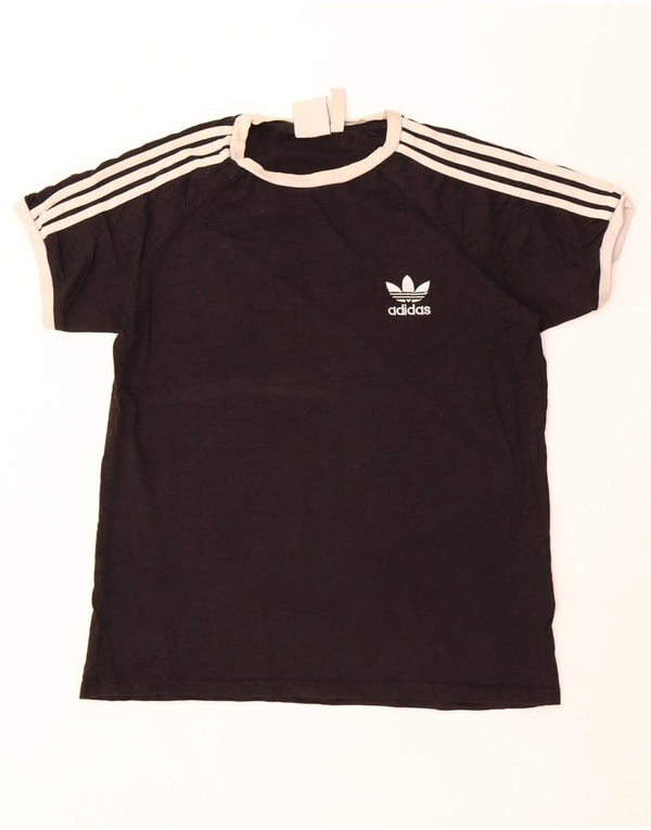 Adidas Camiseta para mujer Top UK 44 Medium Black Colourblock
