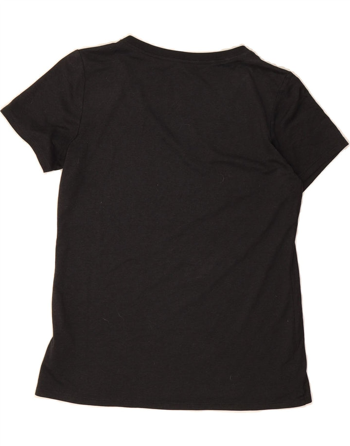 NIKE Womens Dri Fit T-Shirt Top UK 12 Medium Black Polyester Vintage Nike and Second-Hand Nike from Messina Hembry 